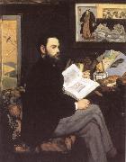 Edouard Manet Portrait of Emile Zola Spain oil painting reproduction